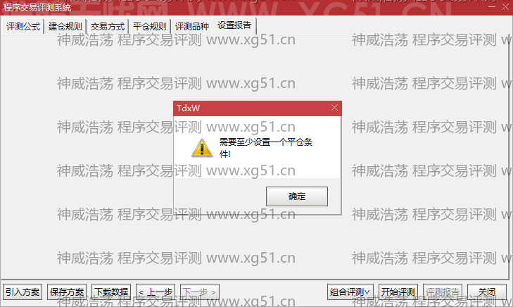 神威浩荡指标程序交易评测结果