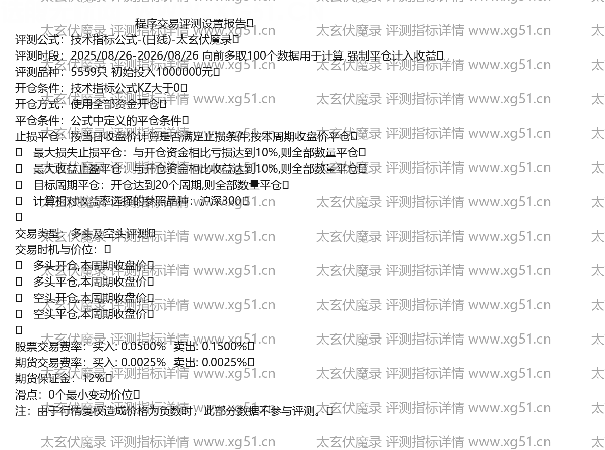 太玄伏魔录评测指标详情